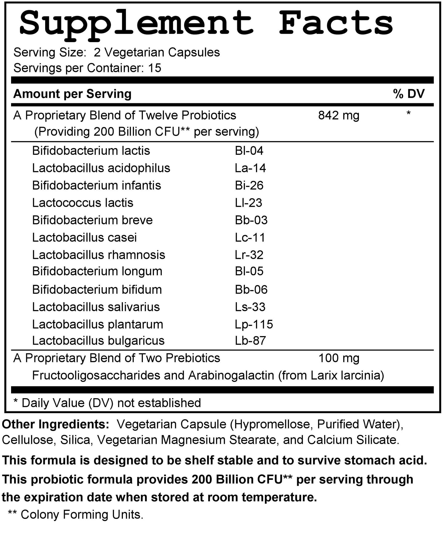 Probiotic Restore-12 (Shelf Stable)