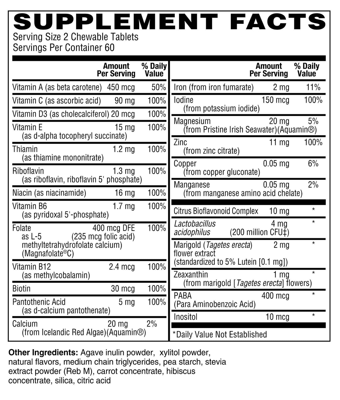 Children's Daily Multivitamin (Chewable)