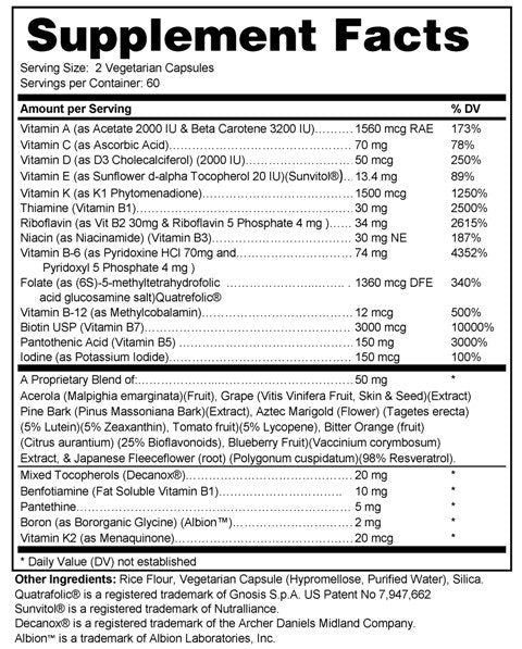 Just Vitamins (with Antioxidant Support)