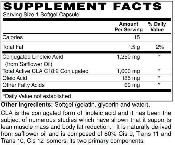 CLA (Conjugated Linoleic Acid)