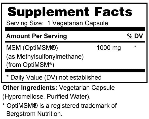MSM 1,000 mg