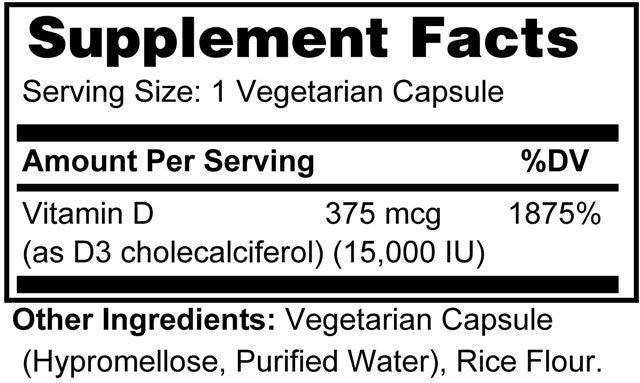 (Once-Weekly D) Vitamin D 15,0000 IU