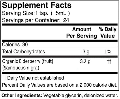Organic Elderberry Extract