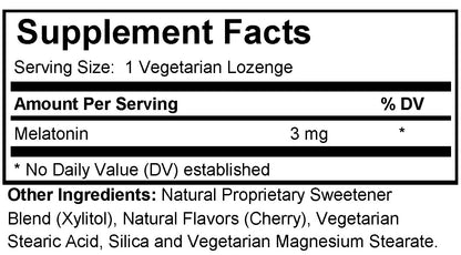 Melatonin 3 mg Lozenges (Sleep Support)