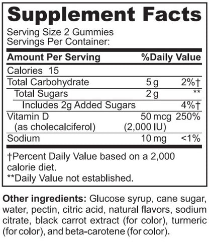Vitamin D 2,000 IU Gummies