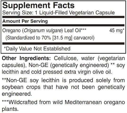 Oregano Oil 45 mg